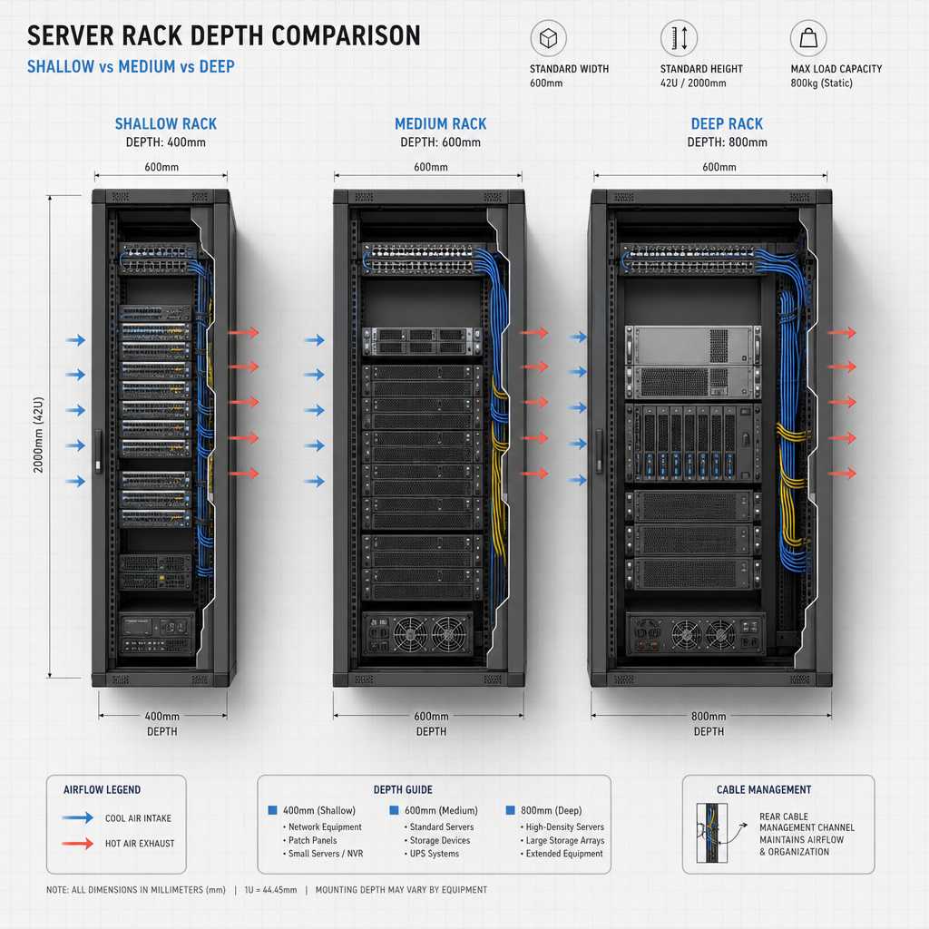 Rack Depth Specifications: Why Shallow Racks Fall Short
