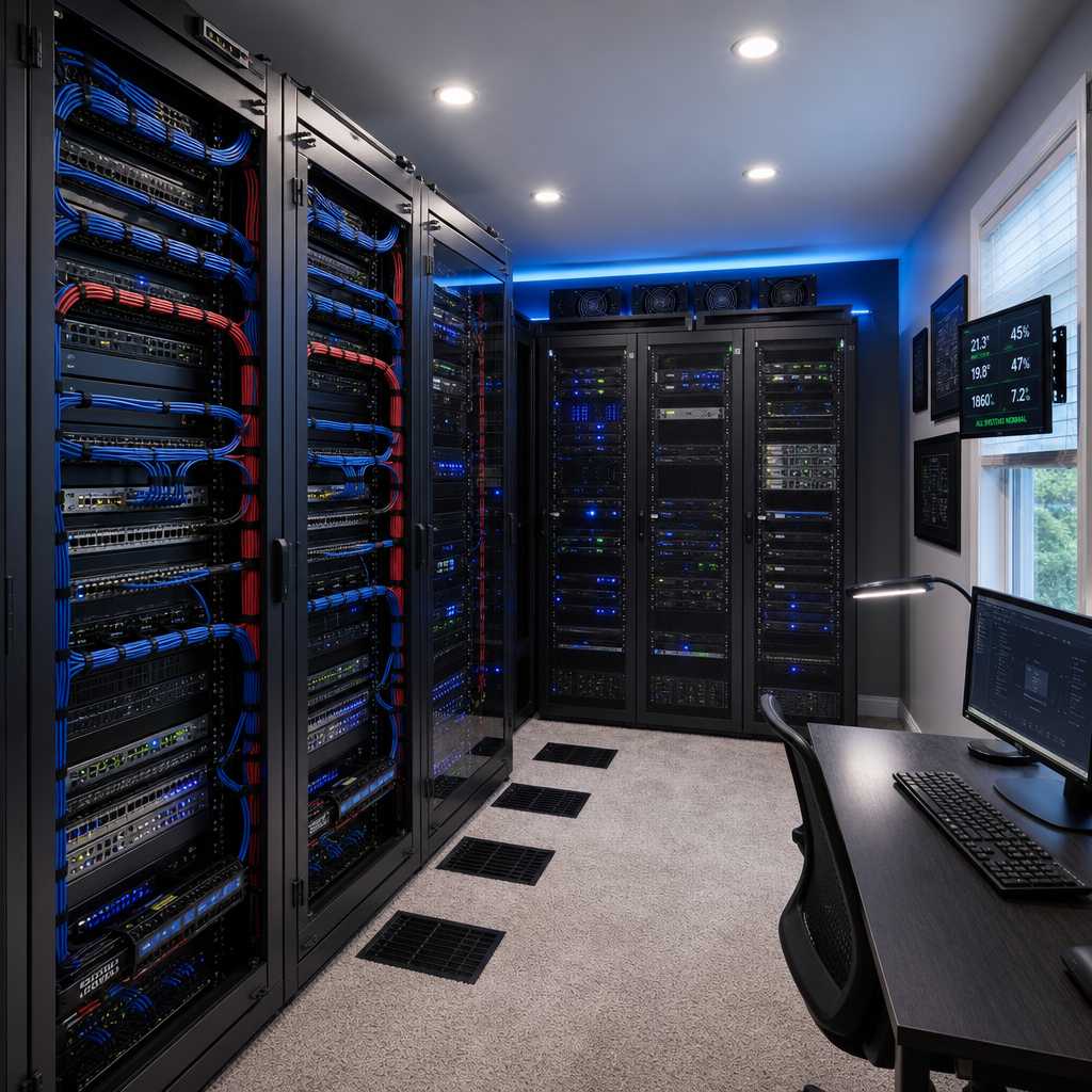 Home Server Room: Convert a Spare Bedroom Right