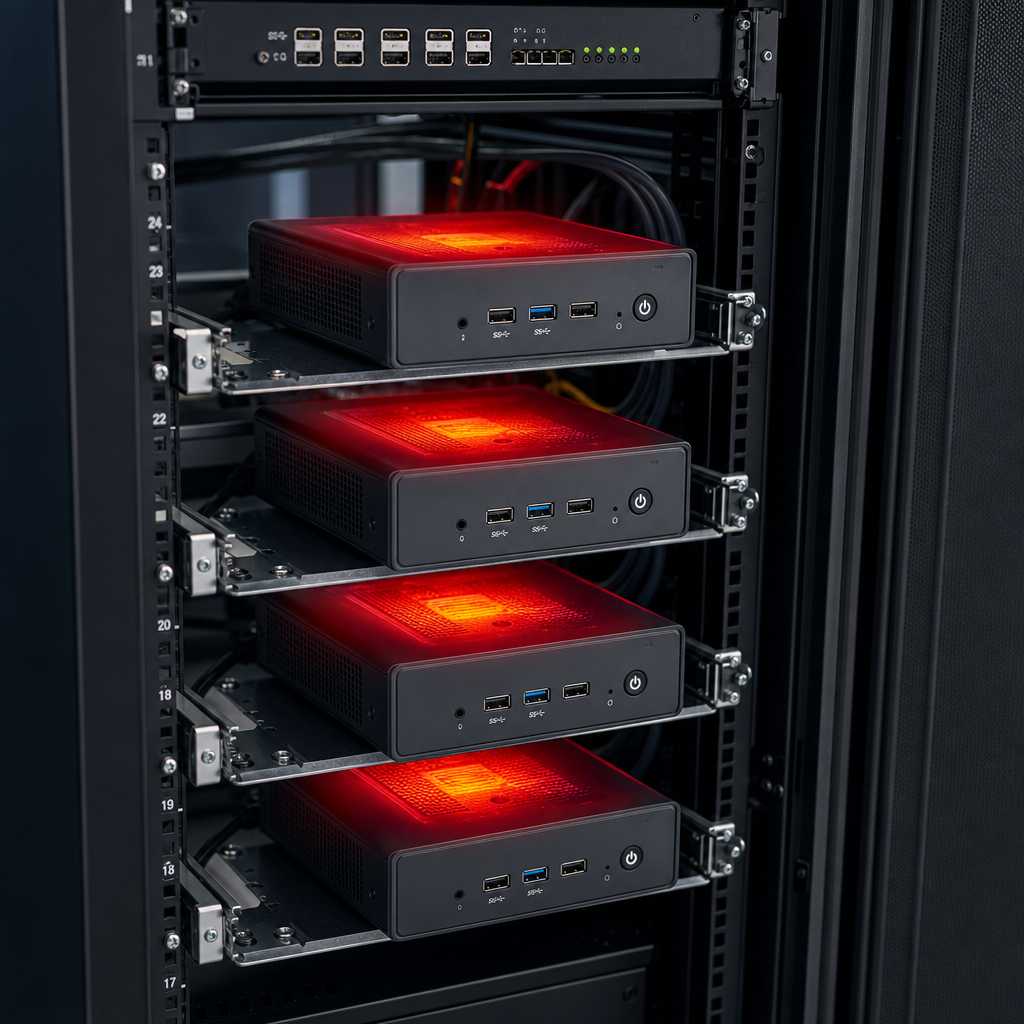 MS-01 Thermal Management Guide for Rack Clusters